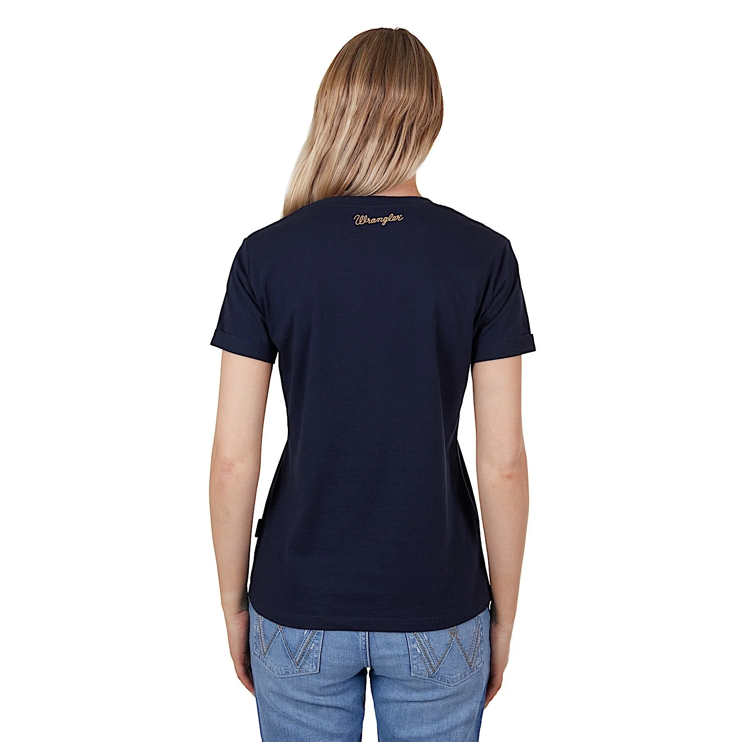 Wrangler Women's Darcy Tee Navy - Image 2