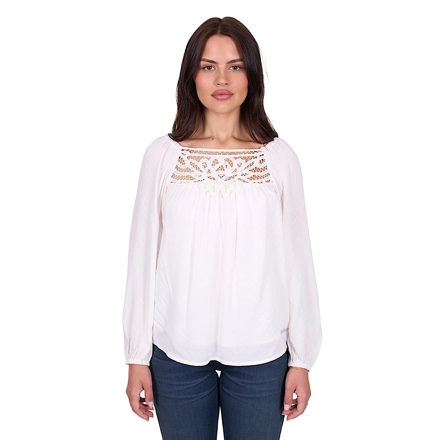 Wrangler Women's Daria Blouse - Ivory