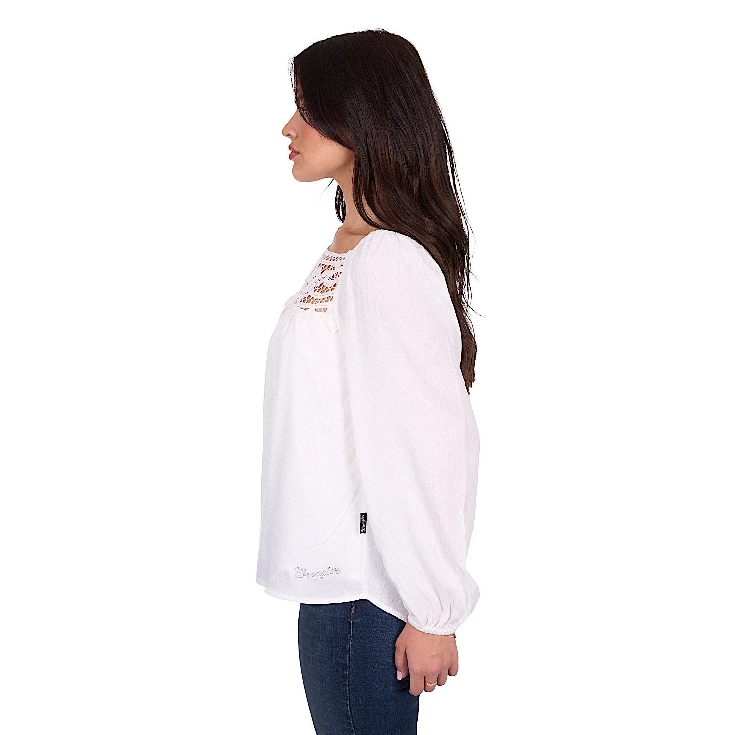 Wrangler Women's Daria Blouse - Ivory - Image 3