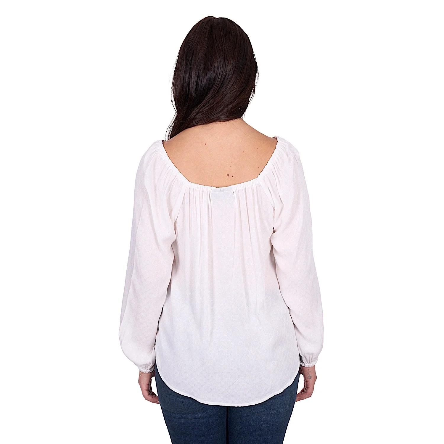 Wrangler Women's Daria Blouse - Ivory - Image 4