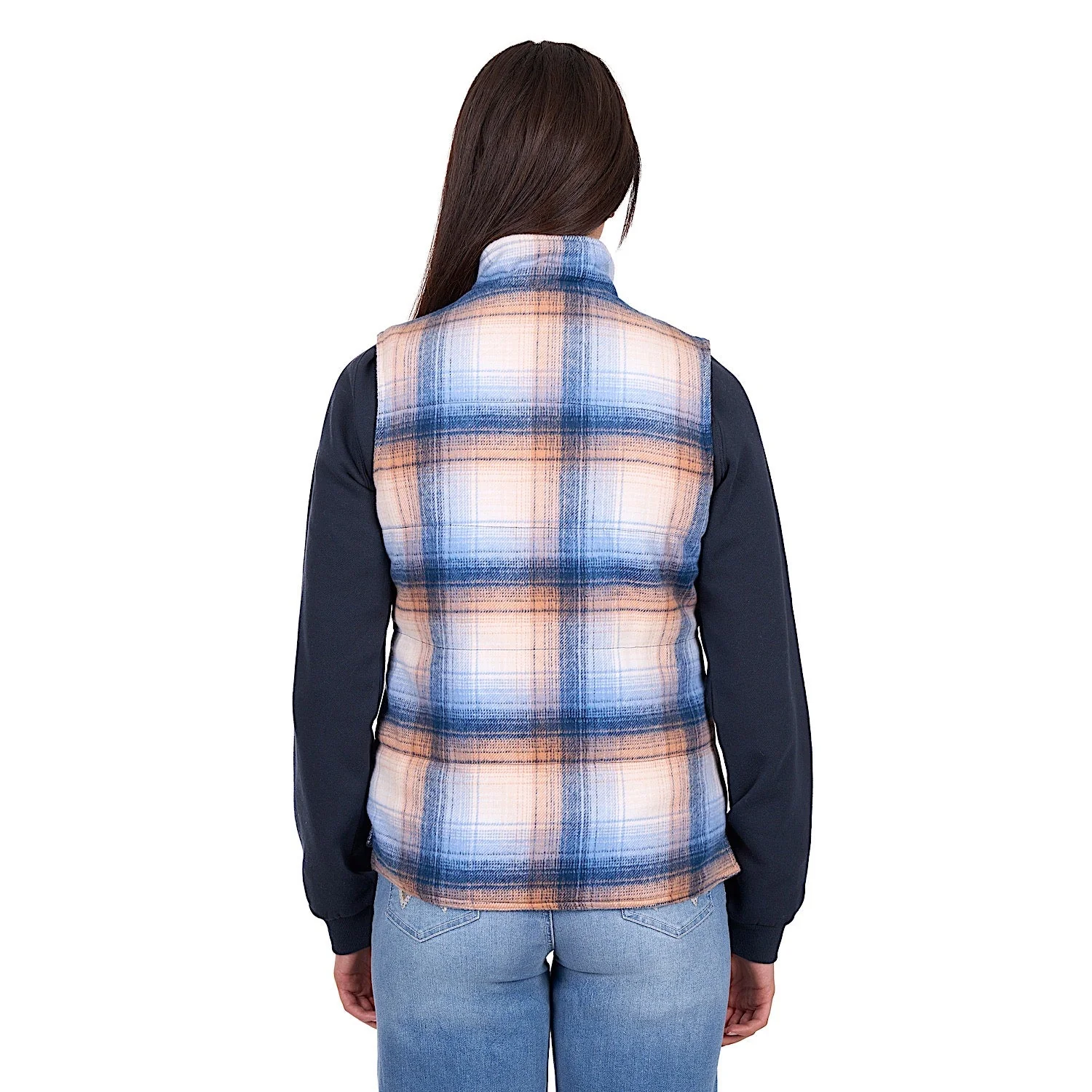 Wrangler Women's Darla Vest - Blue/Clay - Image 5