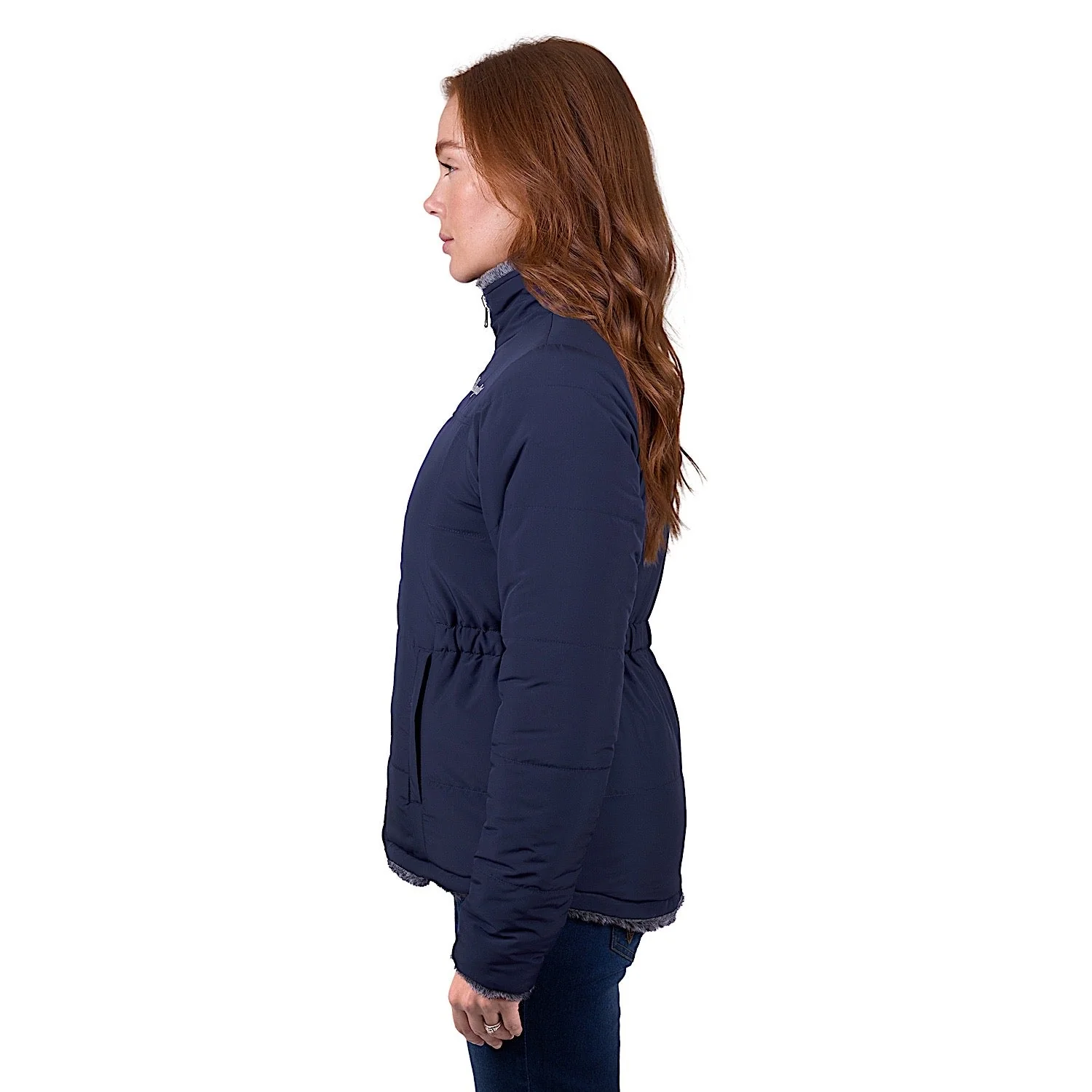 Wrangler Women's Denver Reversible Jacket - Navy/Charcoal - Image 3