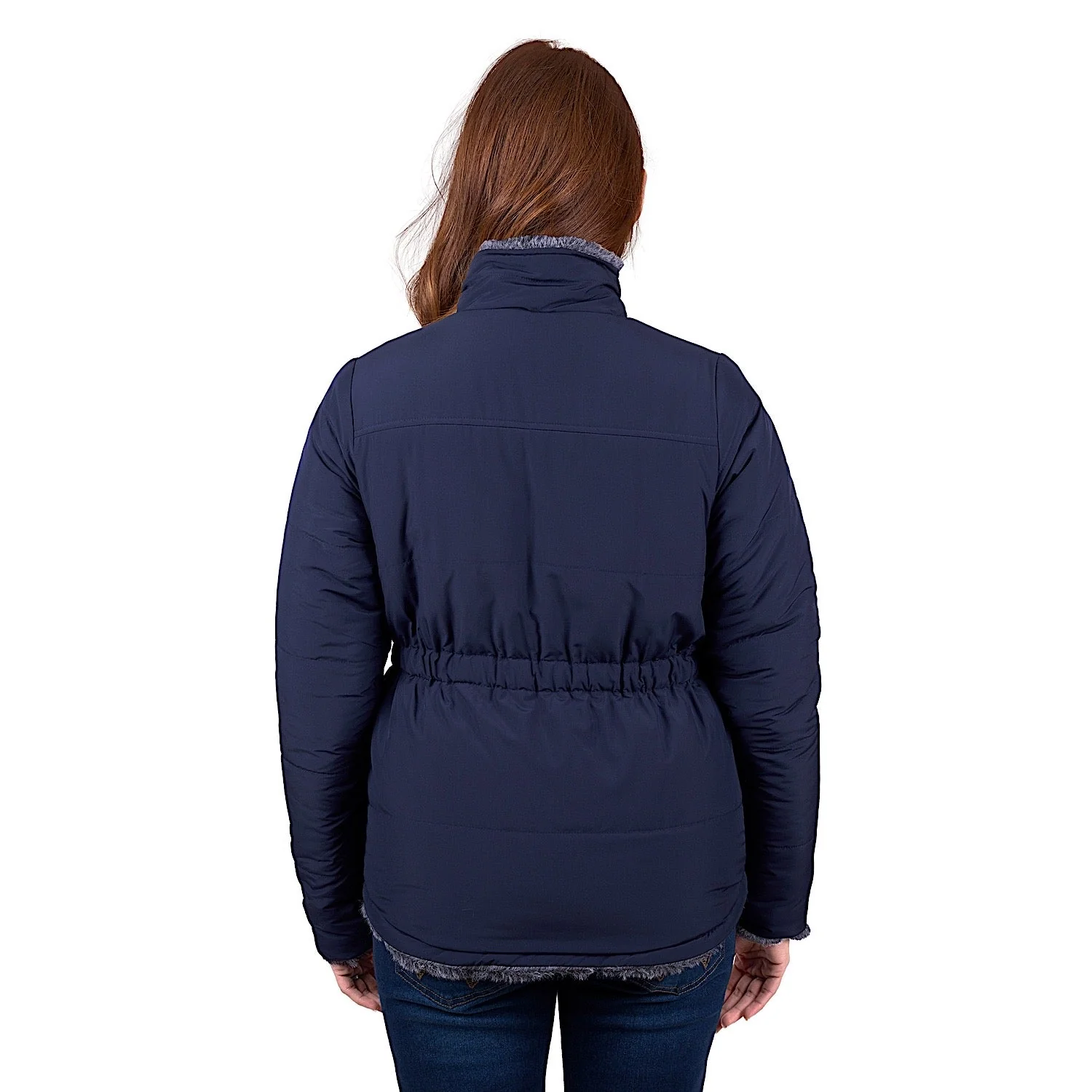 Wrangler Women's Denver Reversible Jacket - Navy/Charcoal - Image 4