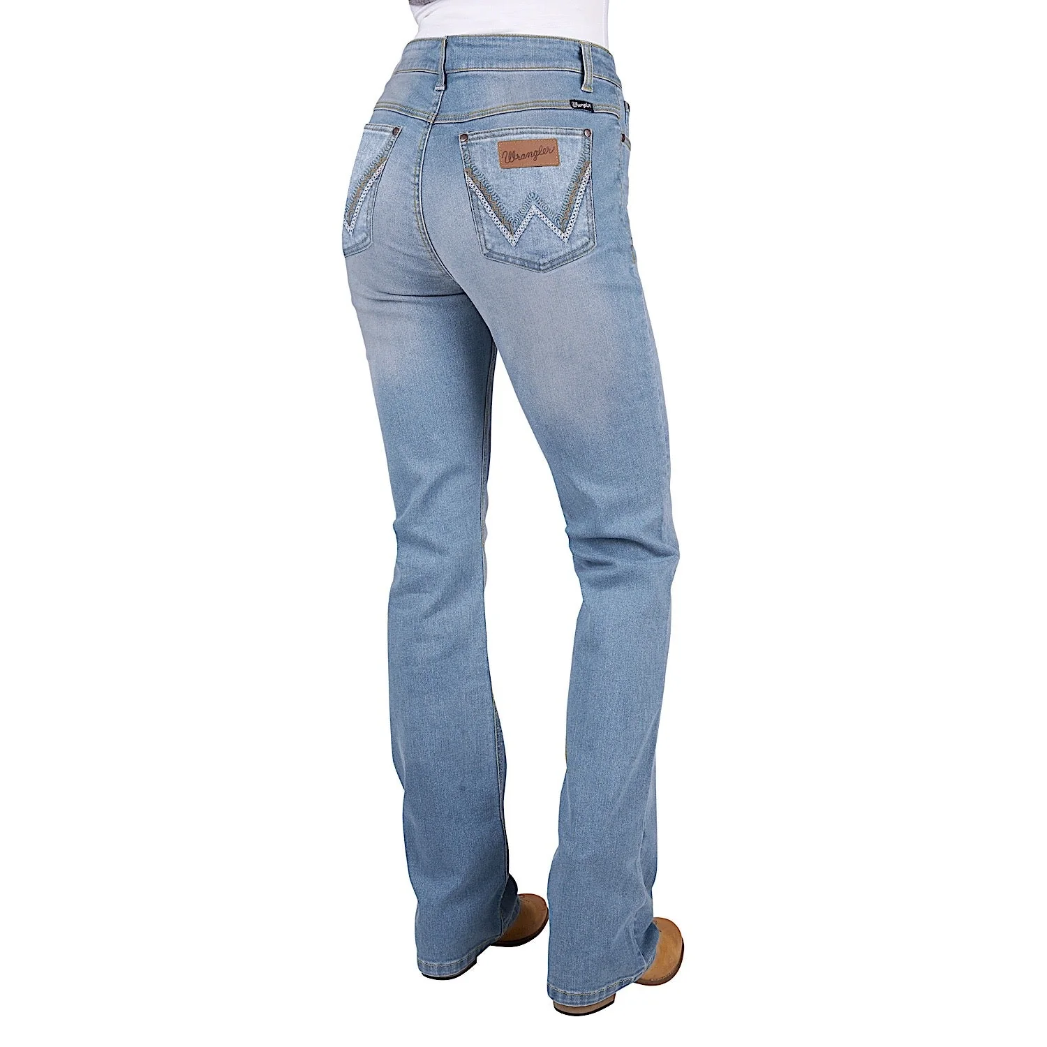 Wrangler Women's Dillen Hi Rise Jean 34L - Sky