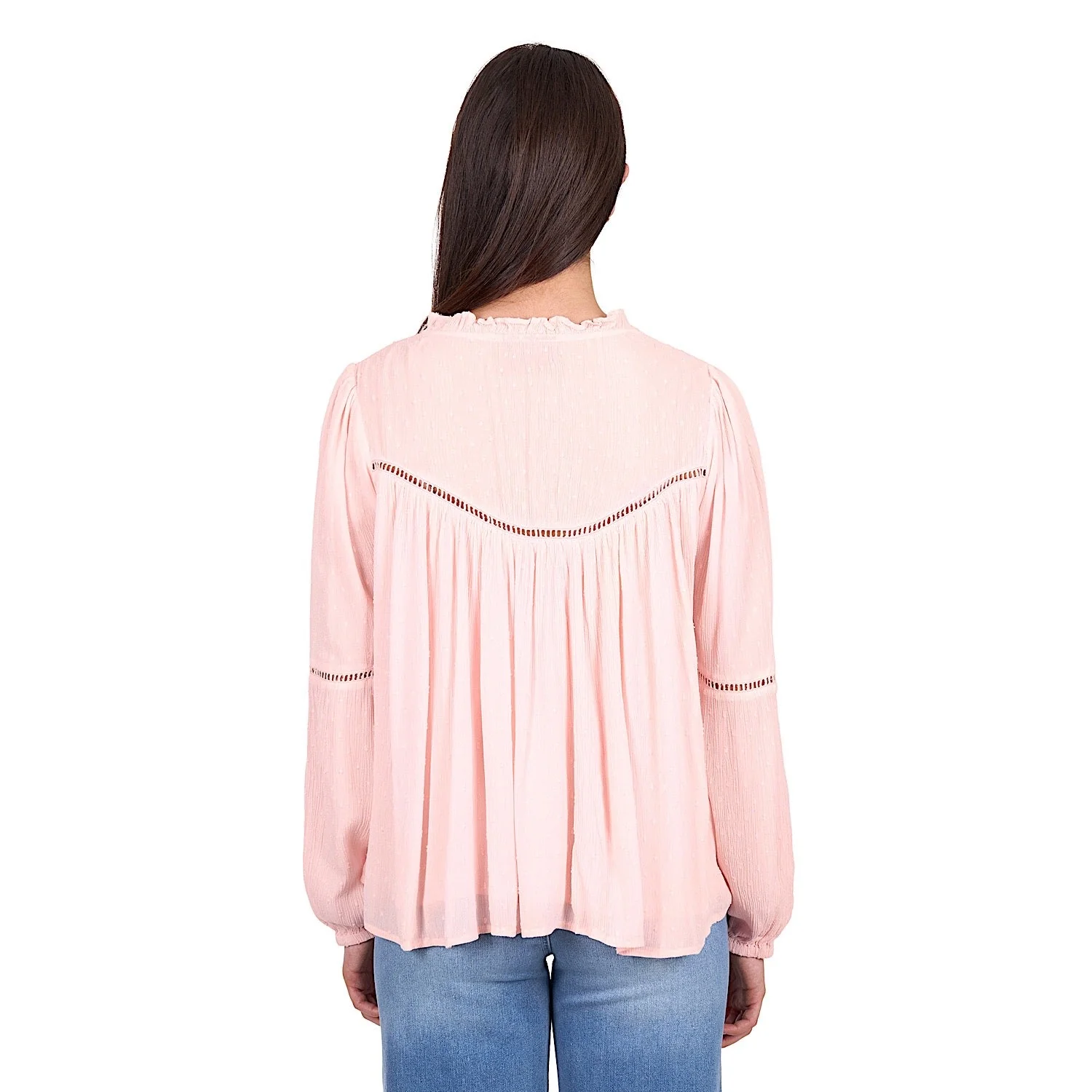 Wrangler Women's Elissa Blouse - Blush - Image 3