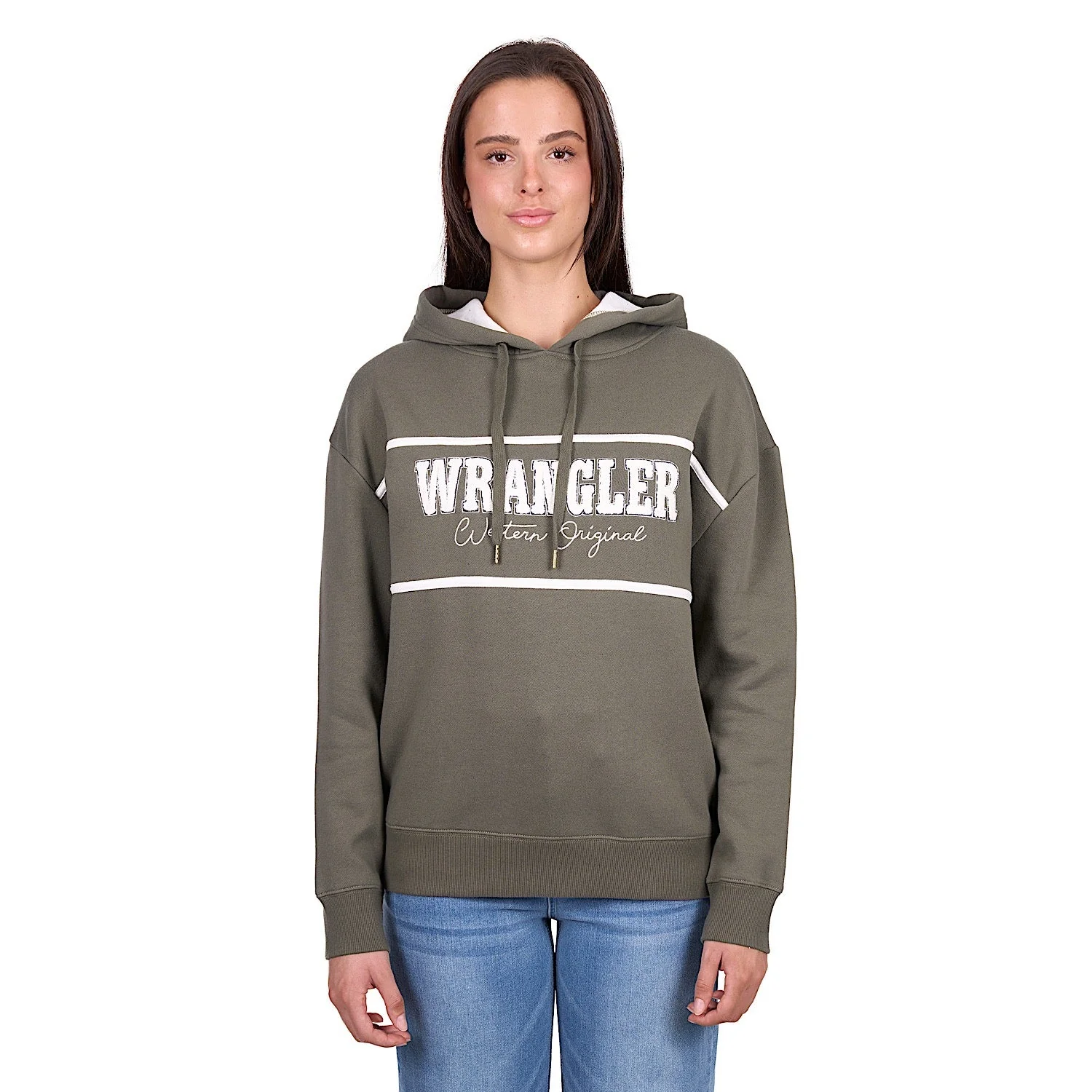 Wrangler Women's Hailey Hoodie - Olive - Image 2
