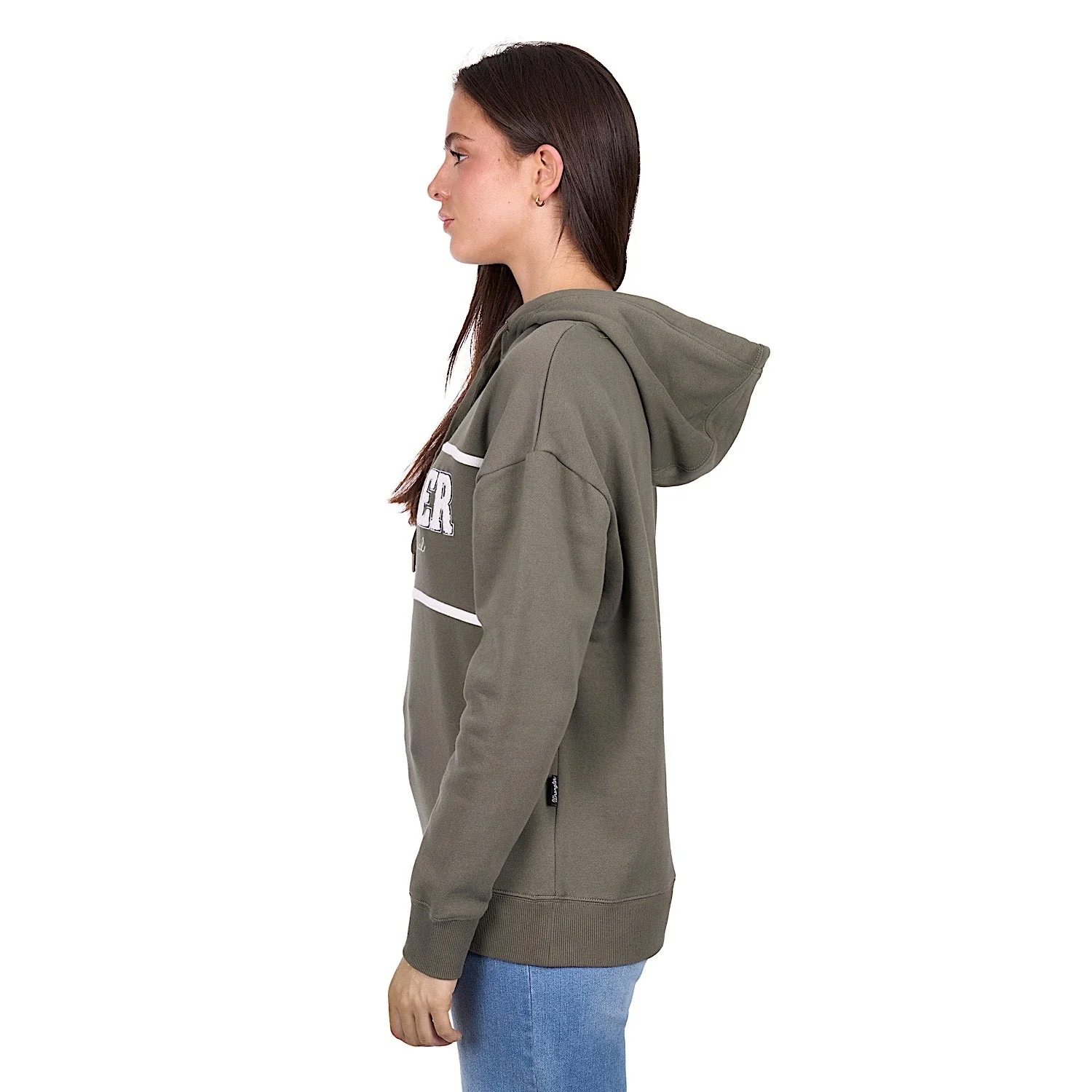 Wrangler Women's Hailey Hoodie - Olive - Image 3