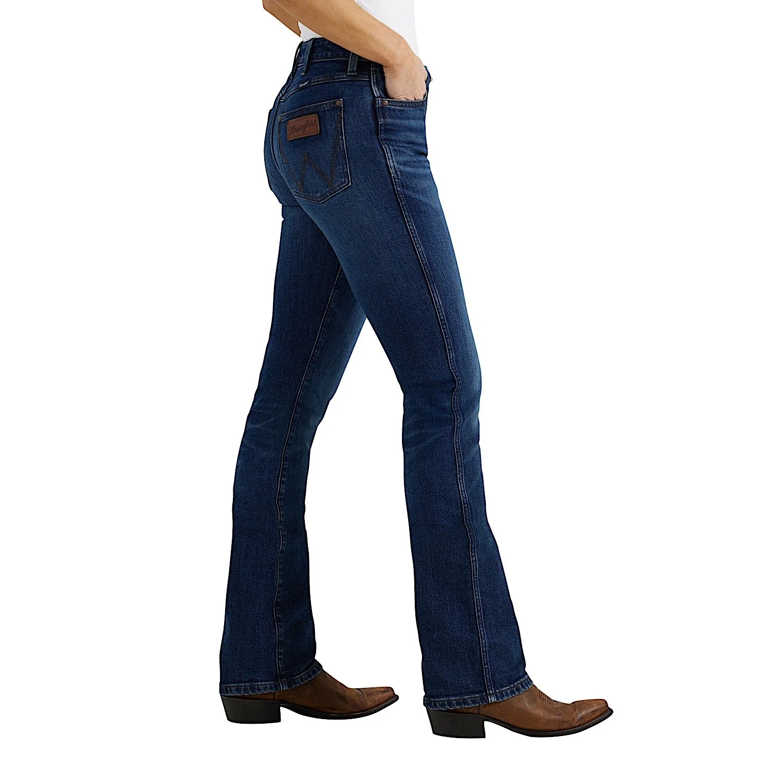 Wrangler Women's Hi-Rise Boot Cut Jean - Bailey - Image 3