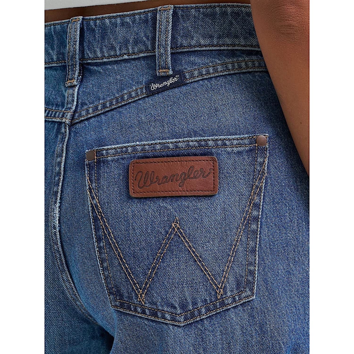 Wrangler Women's High Rise Retro Bailey Wide Leg Jean - Demi - Image 5