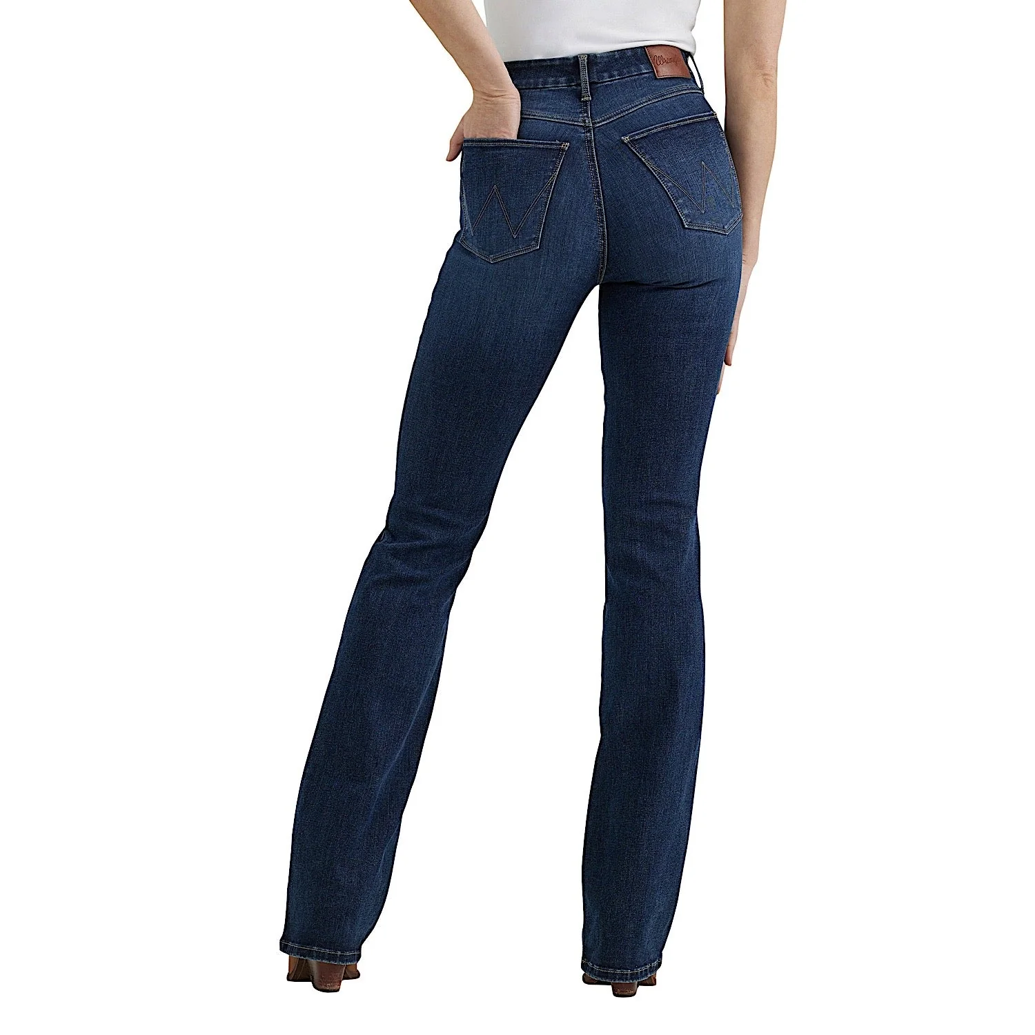 Wrangler Women's High Rise Bespoke Boot Cut Jean - Lacey - Image 2