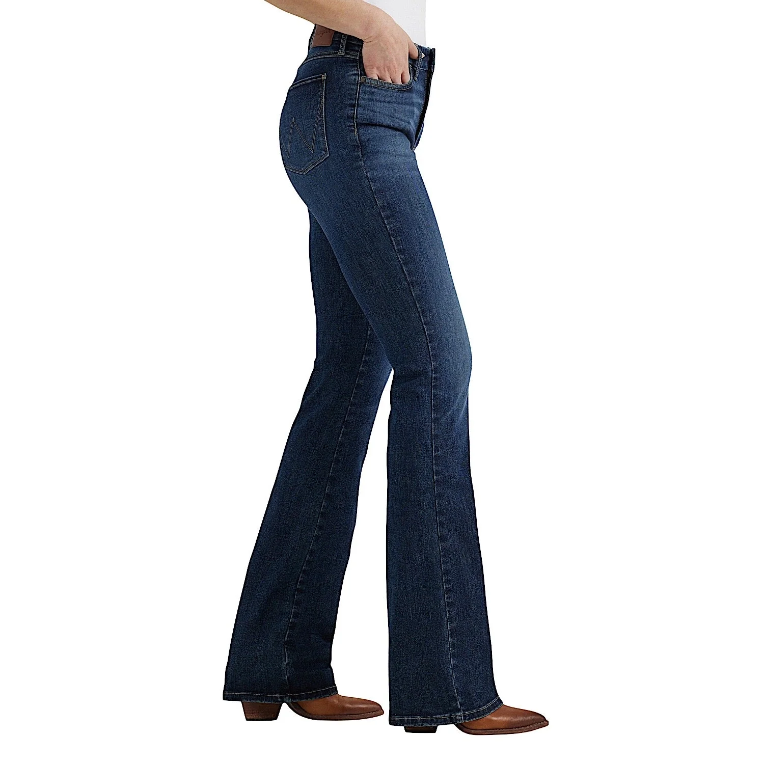 Wrangler Women's High Rise Bespoke Boot Cut Jean - Lacey - Image 3