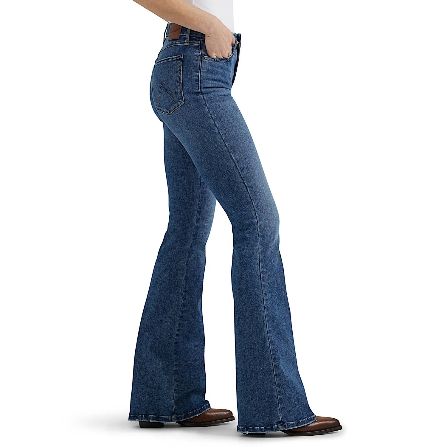 Wrangler Women's High Rise Bespoke Flare Jean - Lily - Image 5