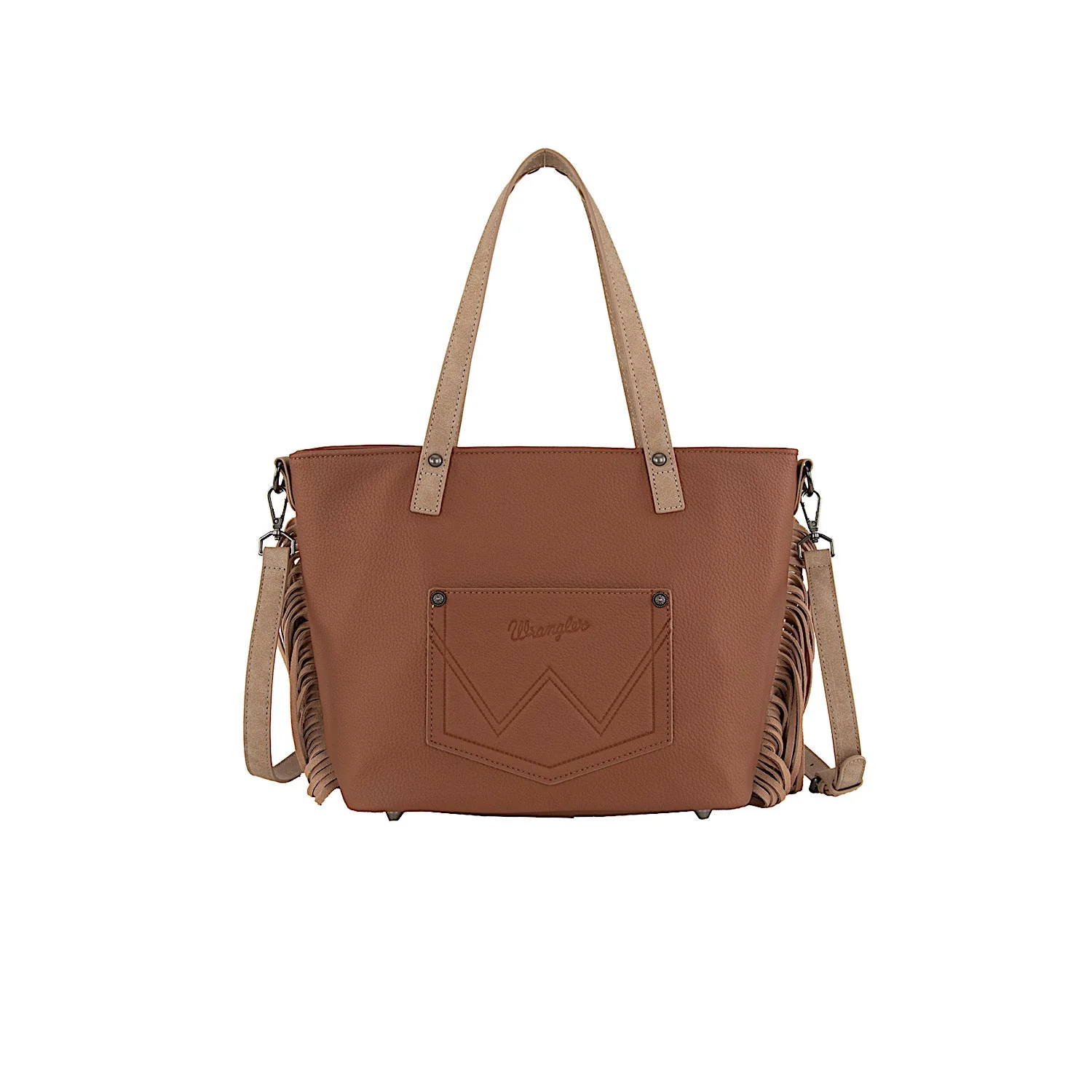 Wrangler Women's Indiana Fringe Tote Bag - Tan - Image 2