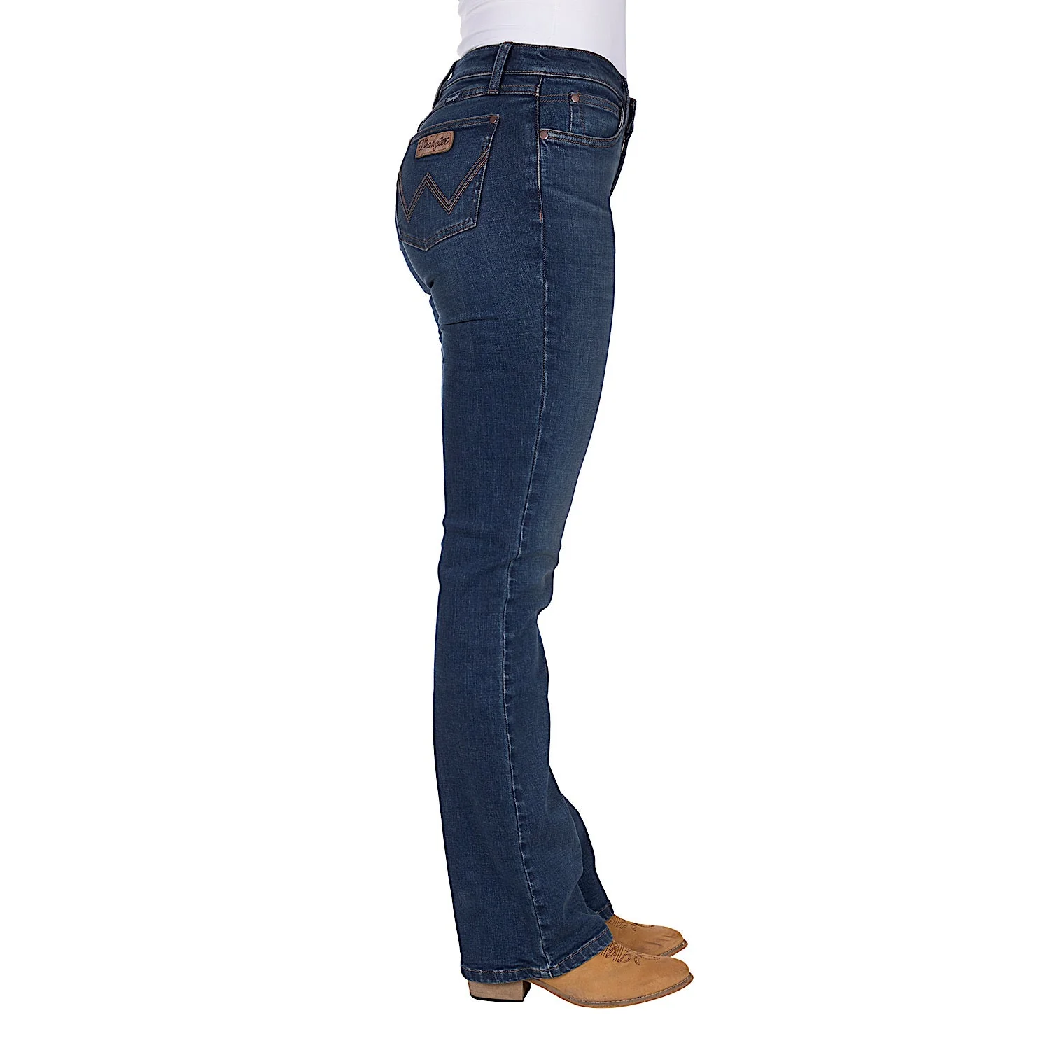 Wrangler Women's Jane Jean - Mae 34L - Dark Indigo - Image 3