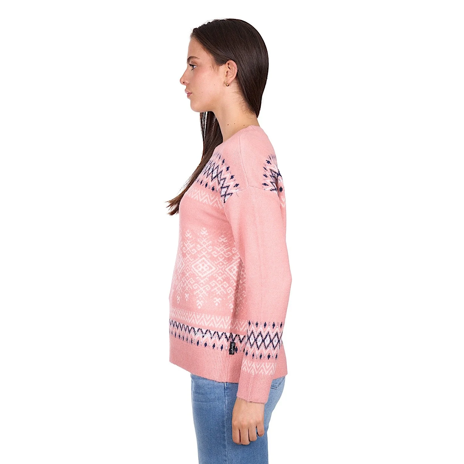 Wrangler Women's Janey Knitted Pullover - Pink - Image 3