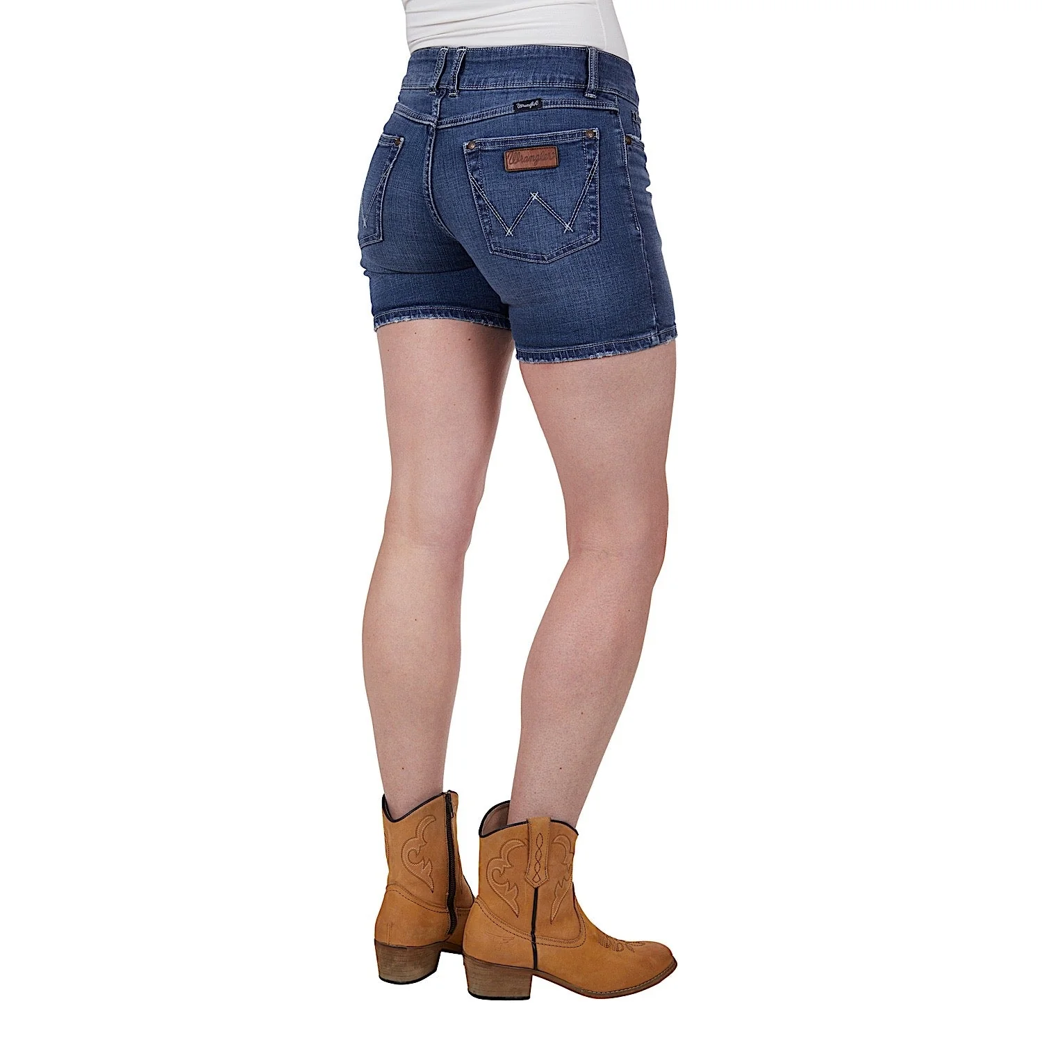 Wrangler Women's Jessica Short Vintage Indigo - Image 4