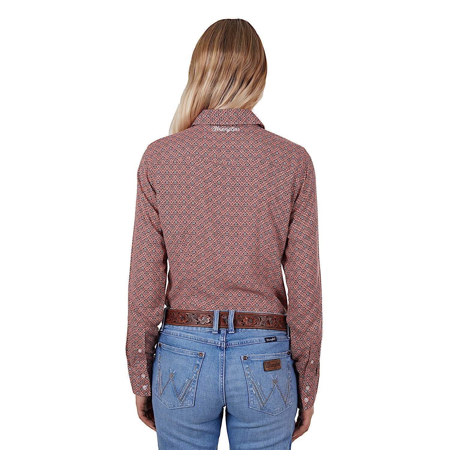 Wrangler Women's Libby Shirt Peach - Image 4