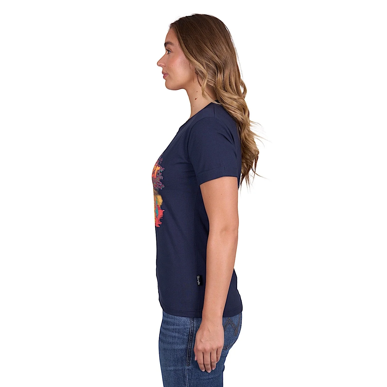 Wrangler Women's Lottie Tee - Navy - Image 2