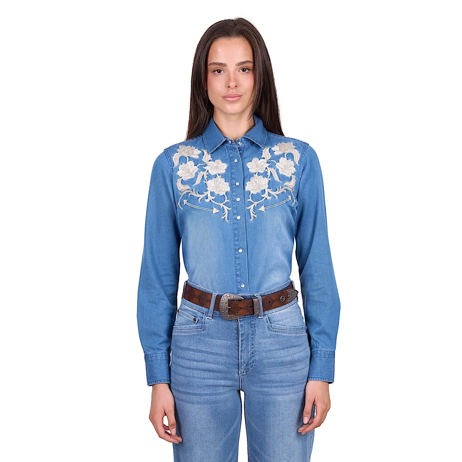 Wrangler Women's Louise Shirt - Denim