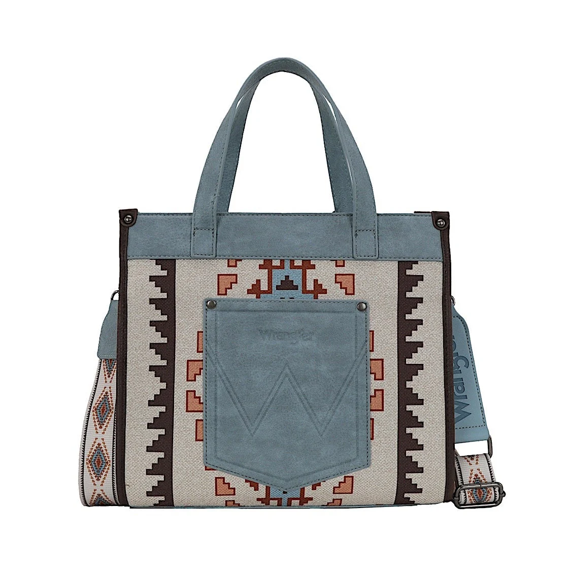 Wrangler Women's Lucia Buckle Handle Bag - Blue - Image 2