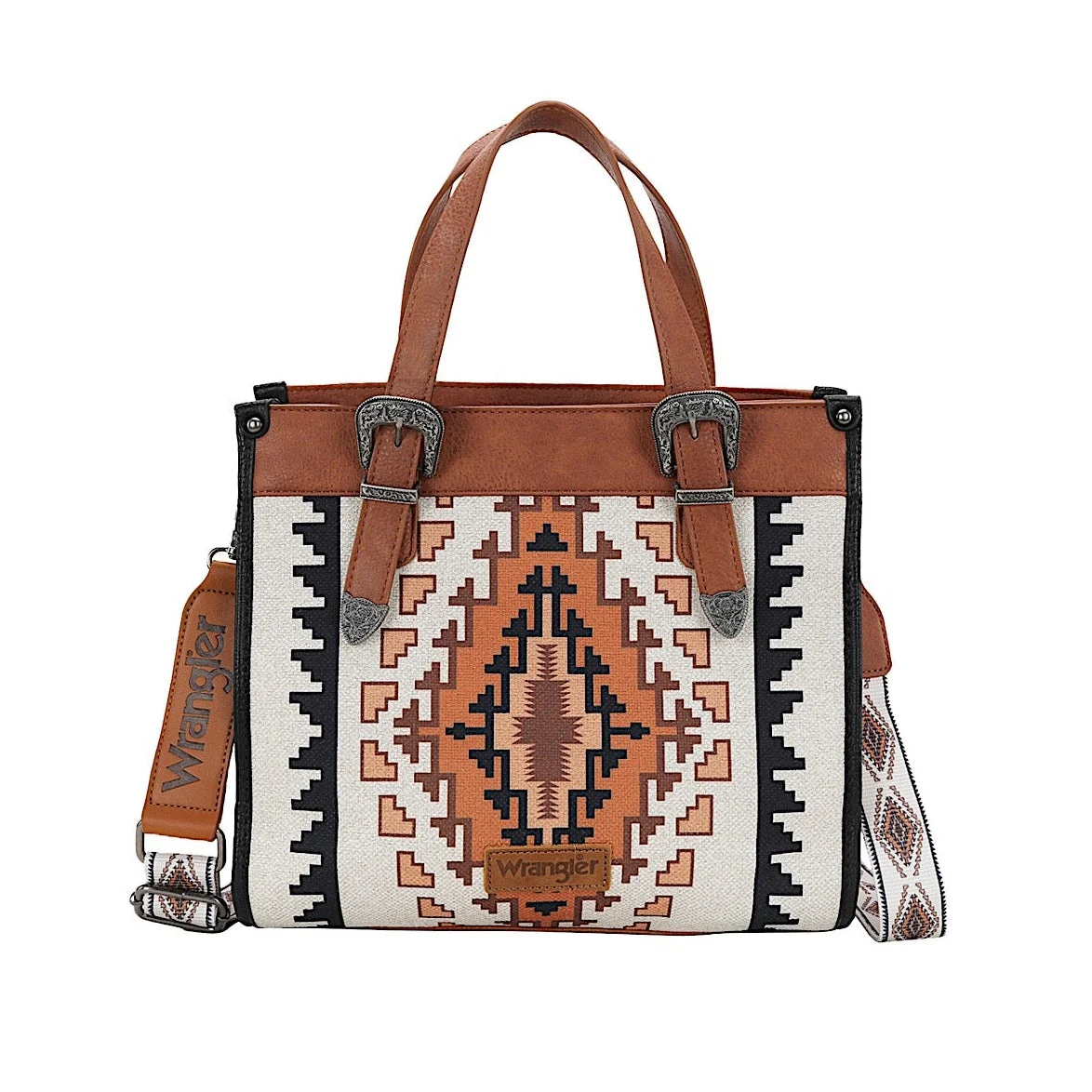 Wrangler Women's Lucia Buckle Handle Bag - Tan