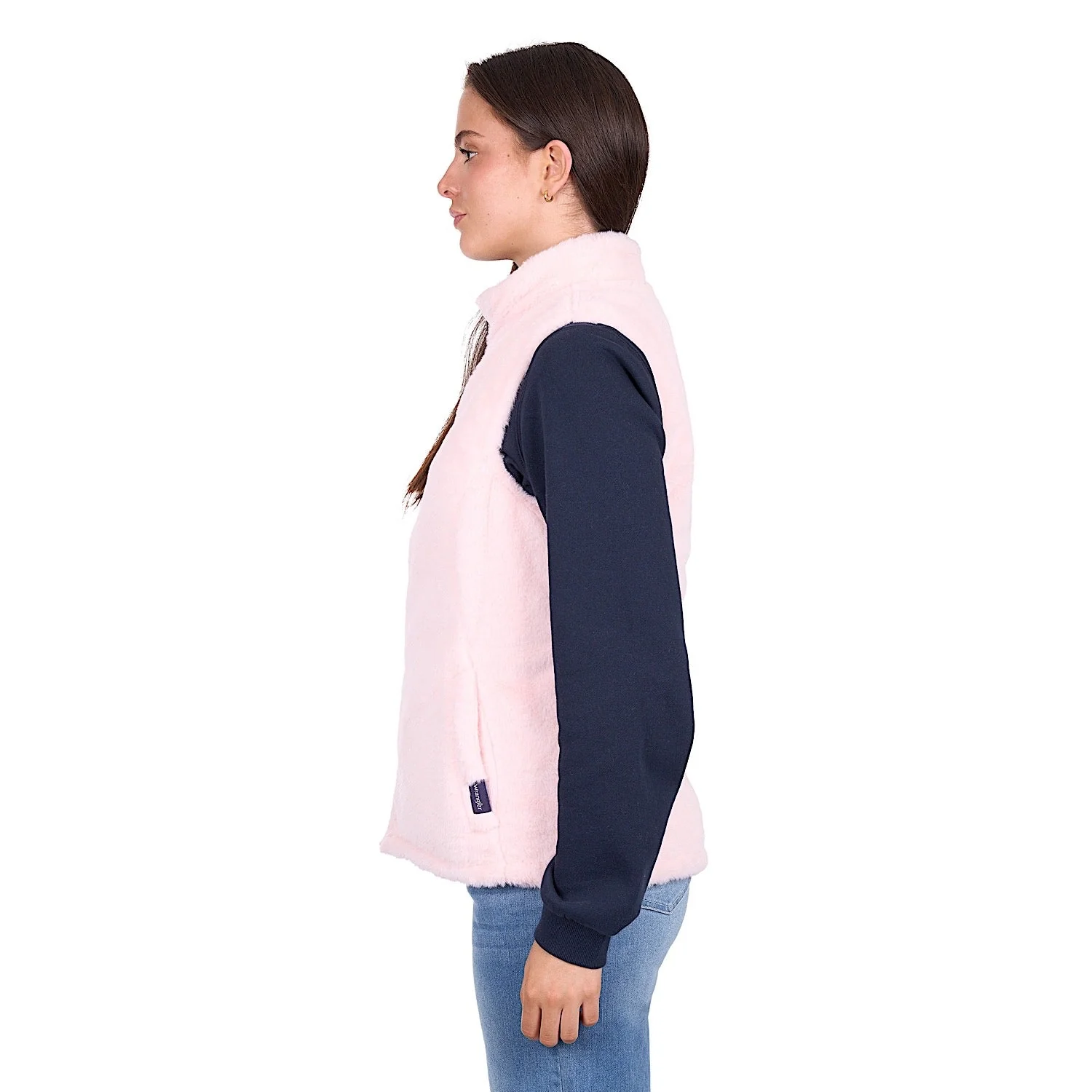 Wrangler Women's Marta Reversible Vest - Navy/Pink - Image 6