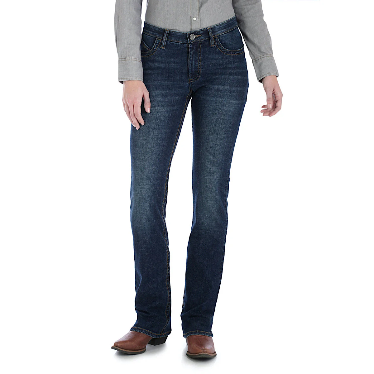 Wrangler Women's Mid Rise Waist Ultimate Riding Jean - Willow Lovette - Image 2