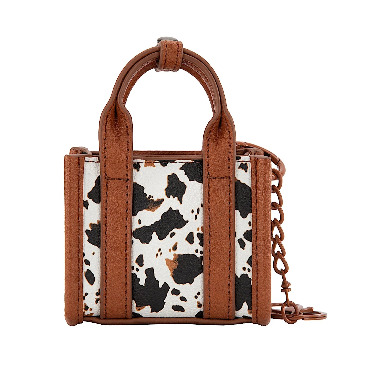 Wrangler Women's Mini Fun Size Tote Key Ring - Tan - Image 2