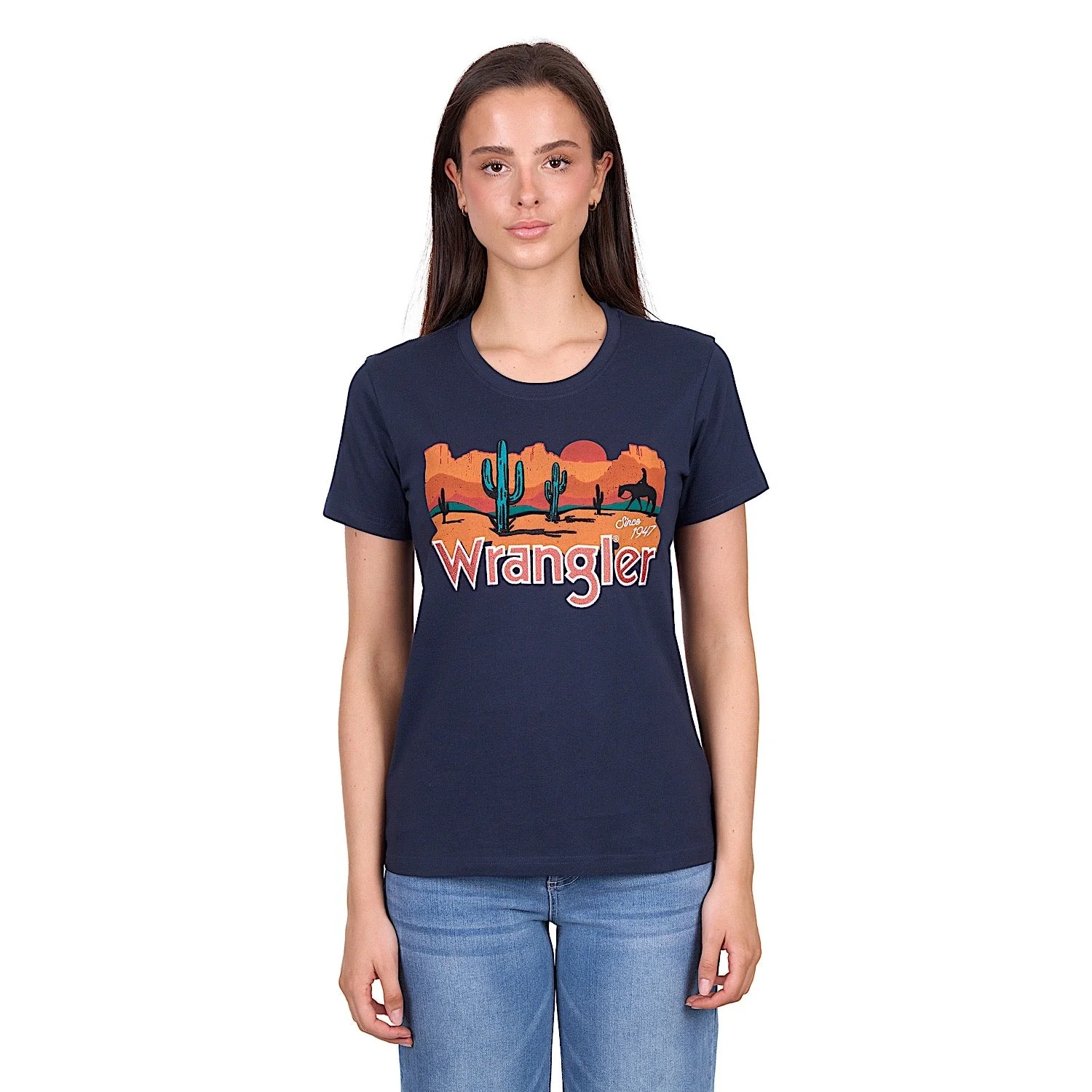 Wrangler Women's Natasha T-Shirt - Navy
