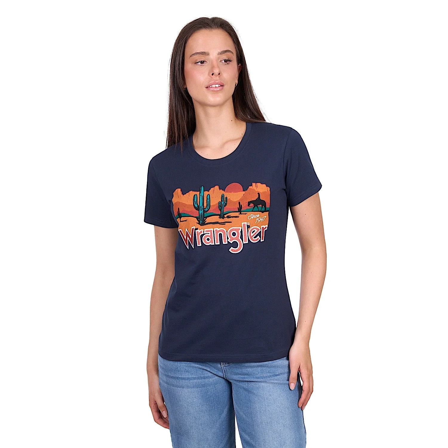 Wrangler Women's Natasha T-Shirt - Navy - Image 2