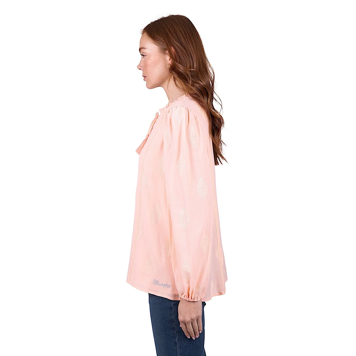 Wrangler Women's Neave Long Sleeve Blouse - Blush - Image 2