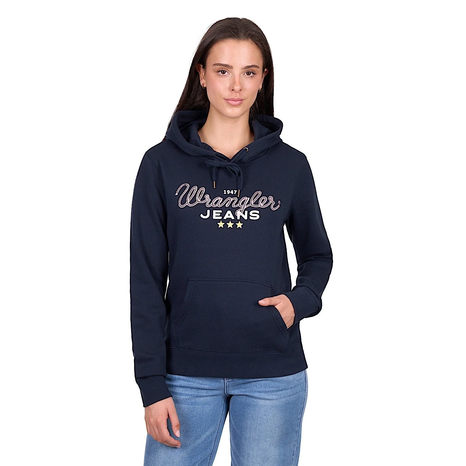 Wrangler Women's Piper Hoodie - Navy - Image 2