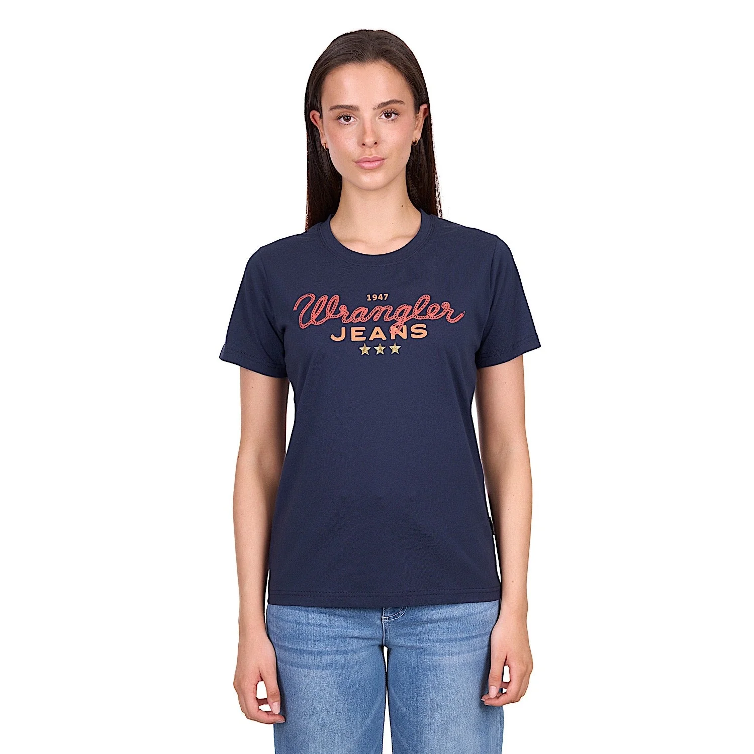 Wrangler Women's Piper T-Shirt - Navy - Image 2