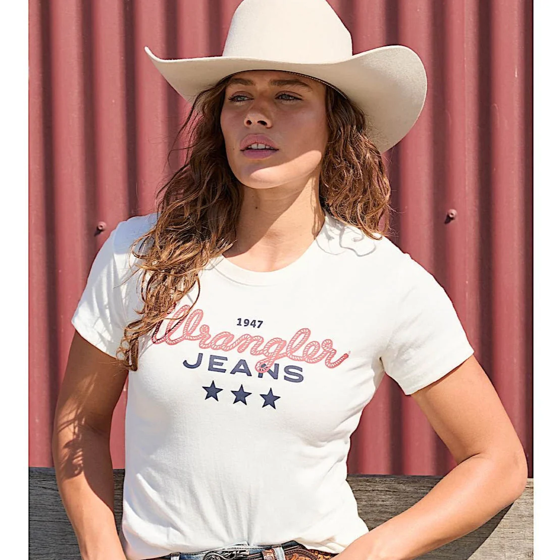 Wrangler Women's Piper Tee - Cream - Image 2