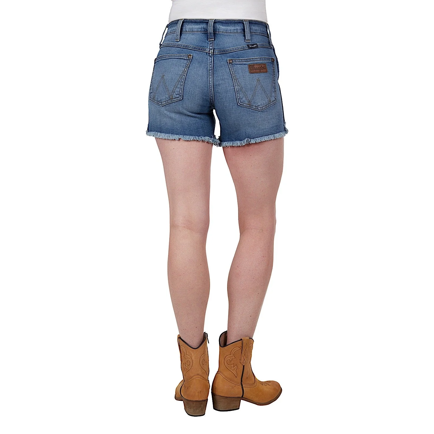 Wrangler Women's Rebecca Hi Rise Short Antique Blue - Image 4