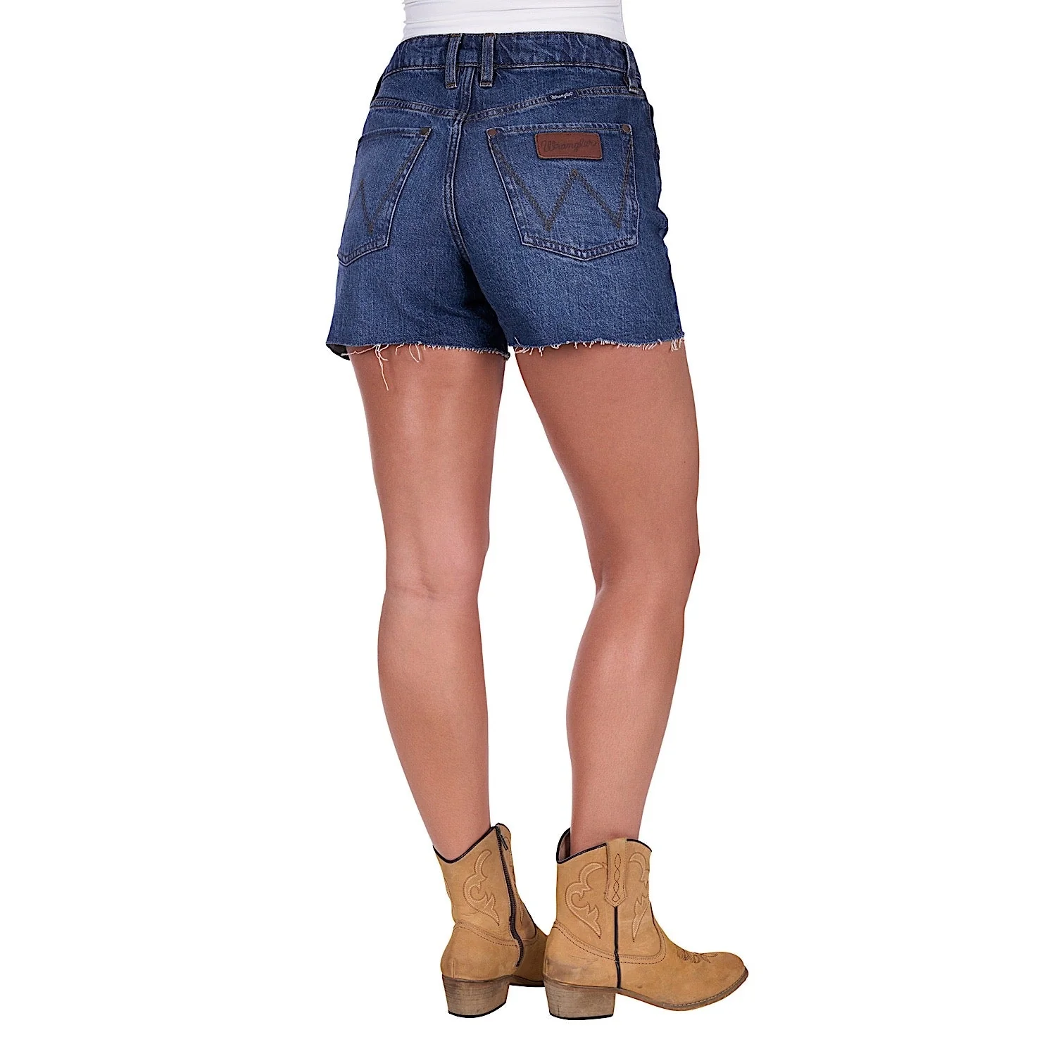 Wrangler Women's Samantha Hi Rise Short - Vintage Indigo
