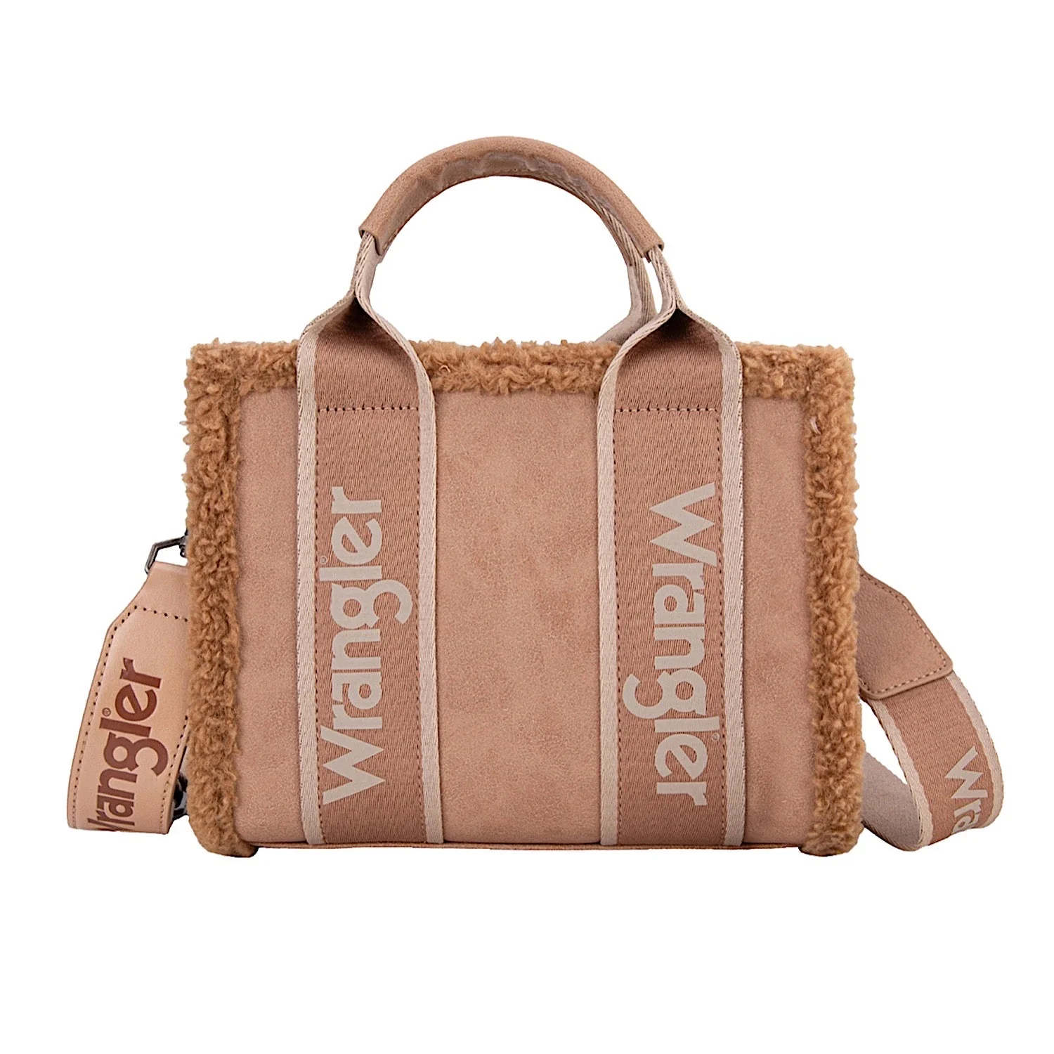 Wrangler Women's Sherpa Logo Sml Crossbody Bag - Camel - Image 2