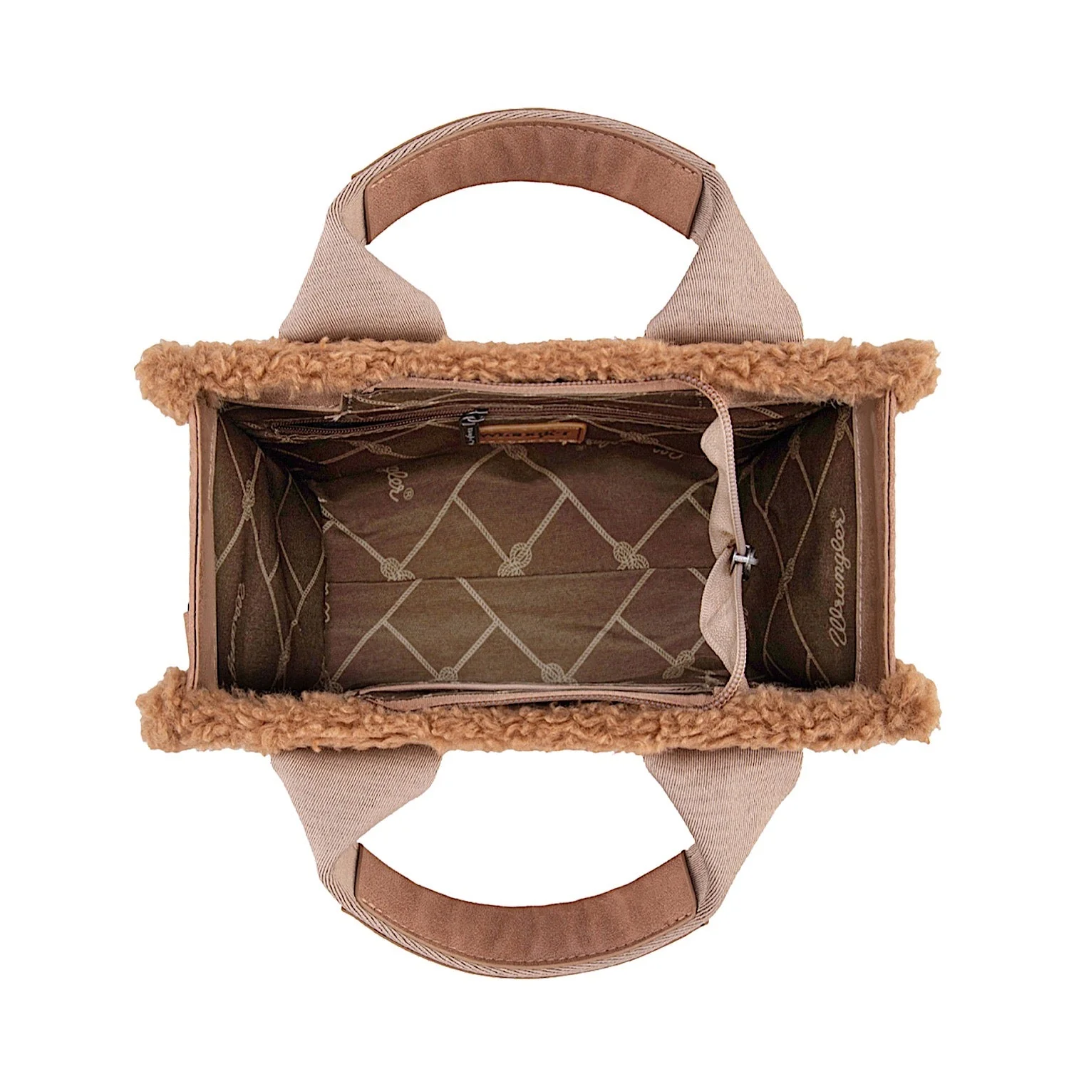 Wrangler Women's Sherpa Logo Sml Crossbody Bag - Camel - Image 3