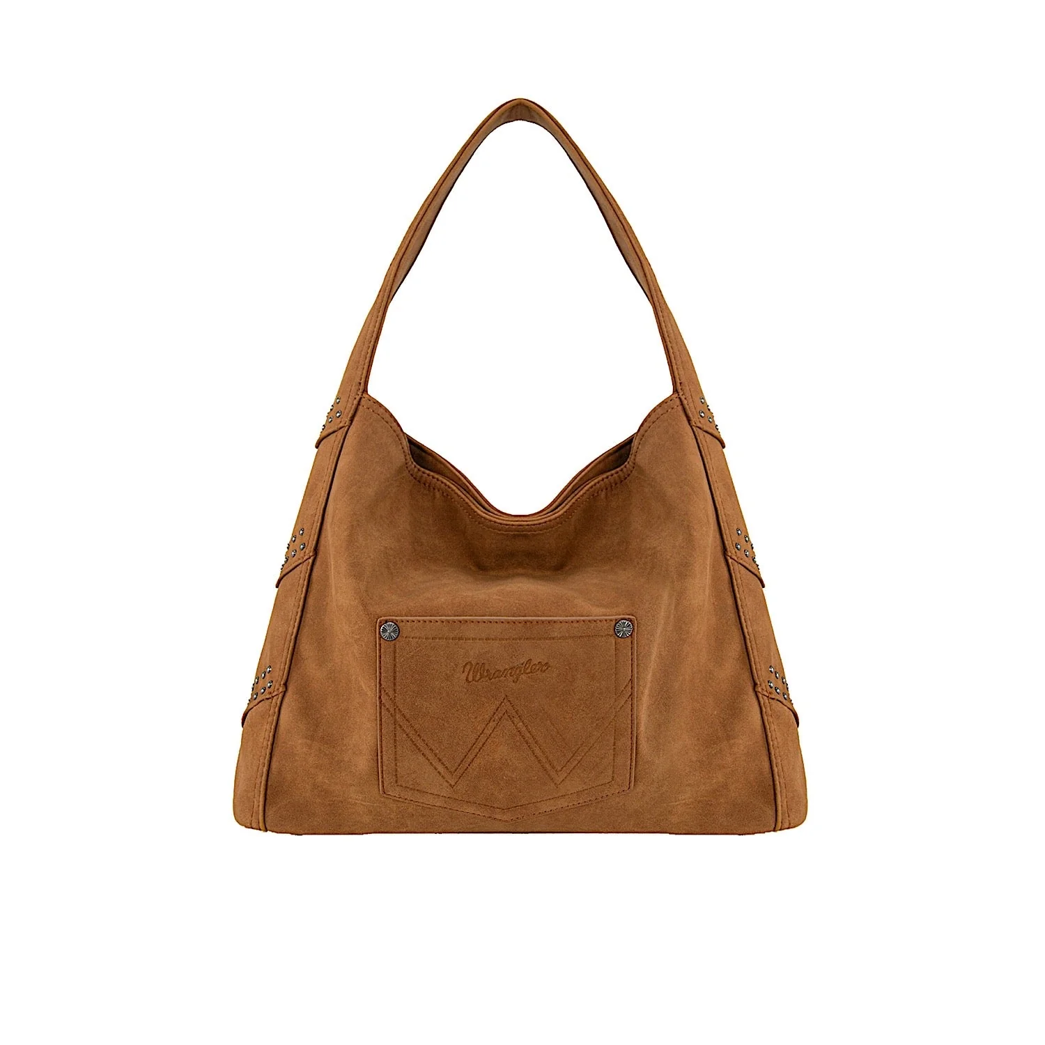 Wrangler Women's Shiloh Fringe Studded Bag - Tan - Image 2