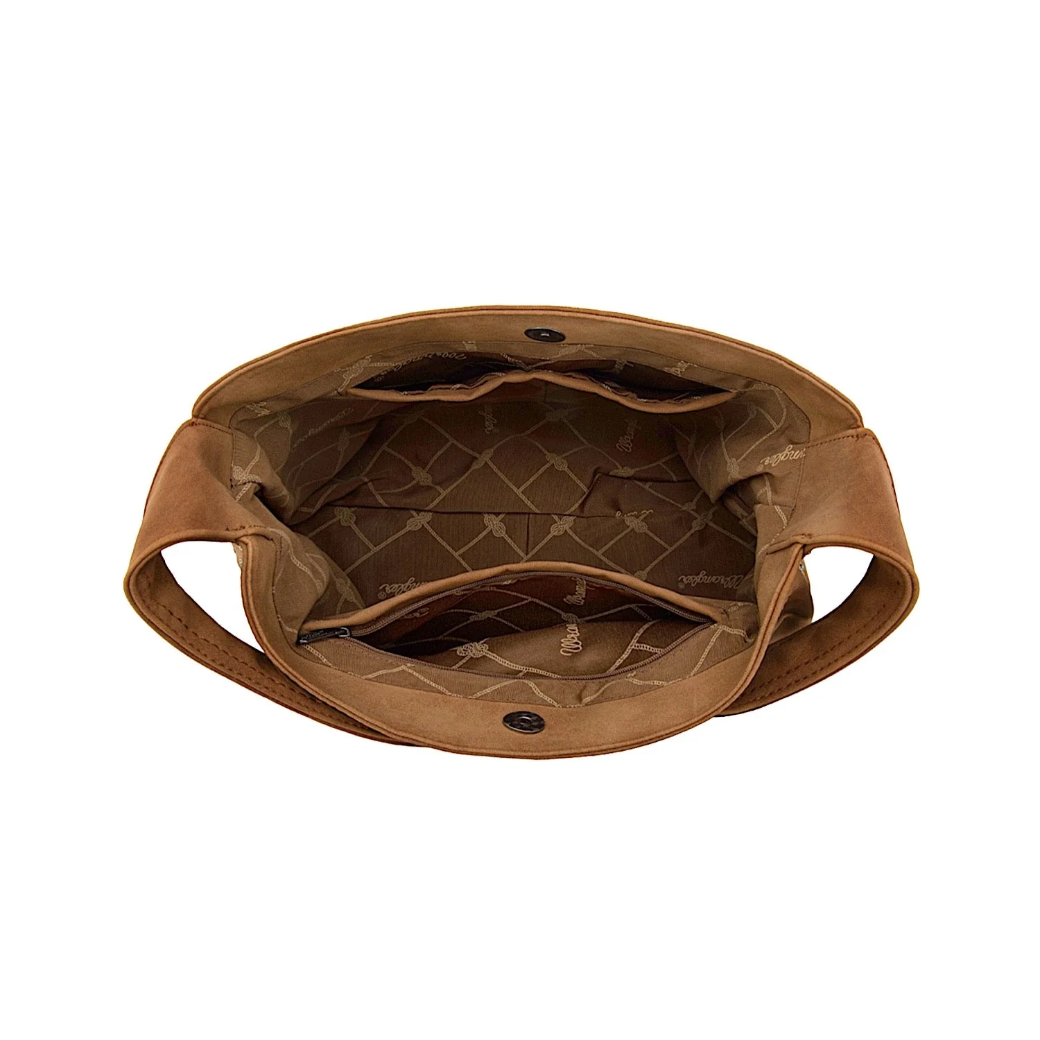 Wrangler Women's Shiloh Fringe Studded Bag - Tan - Image 3
