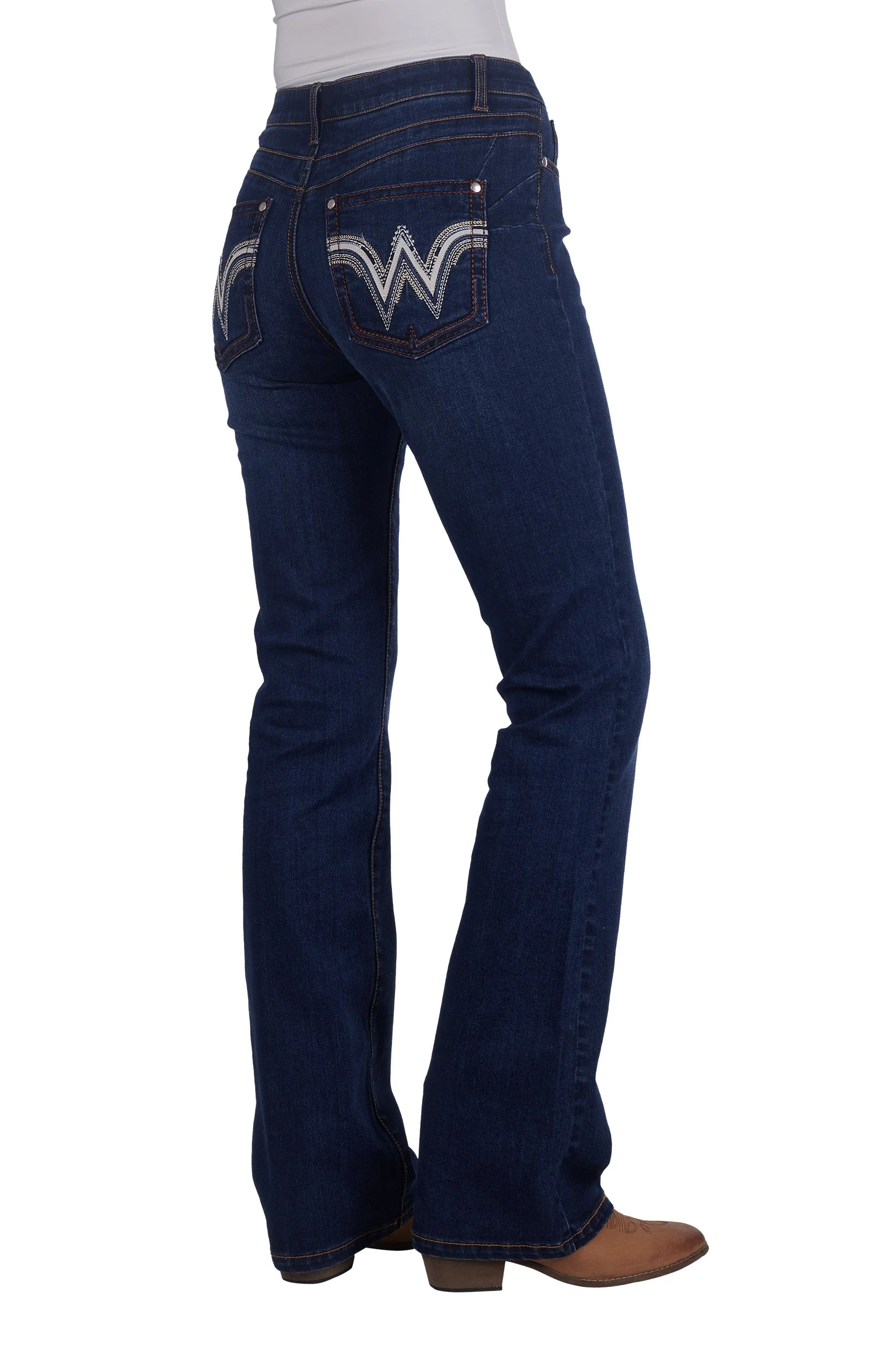 Wrangler Women's Tilly Q-Baby Booty Up Jean Wild Indigo - Image 4