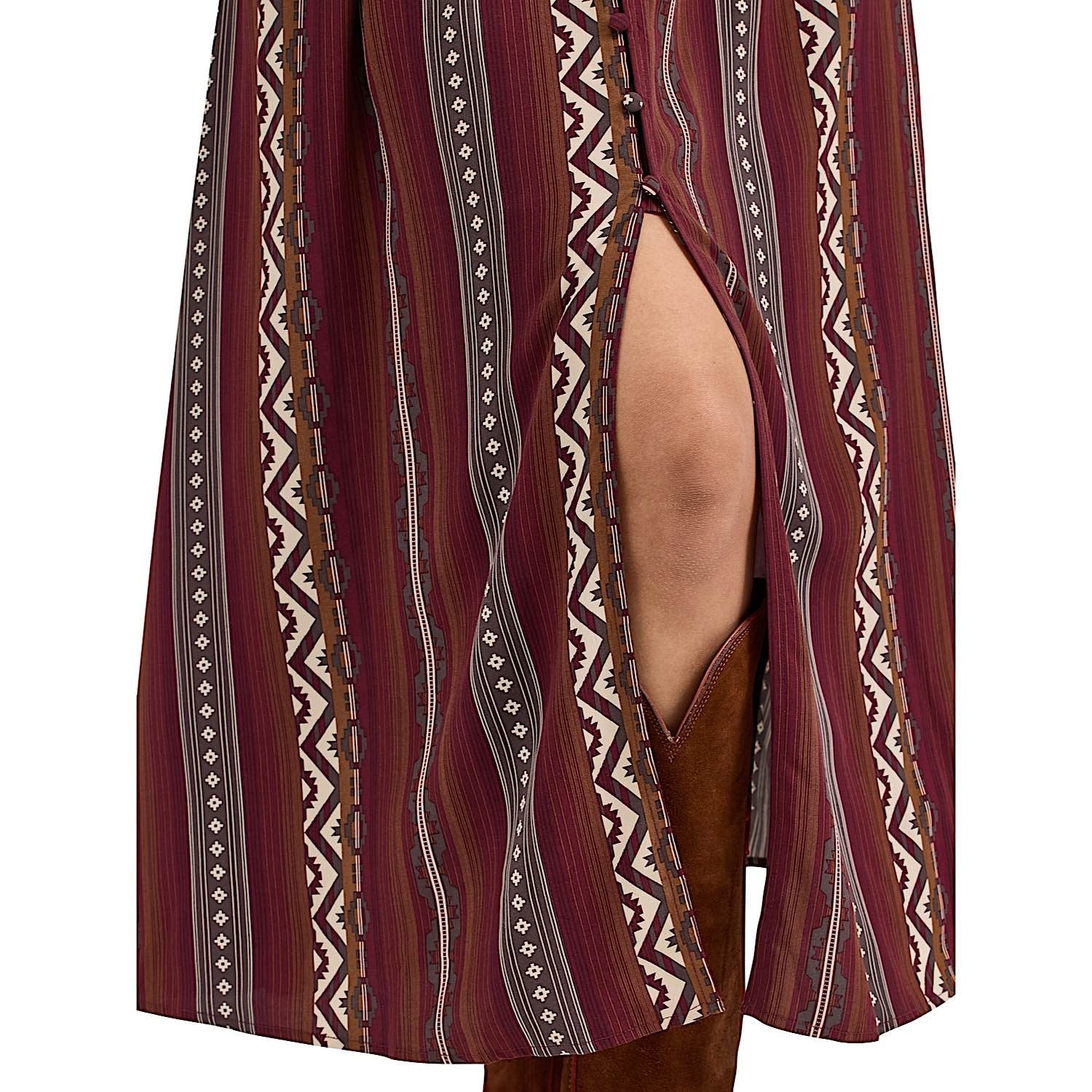 Wrangler Women's Vintage Maxi Long Sleeve Dress - Port - Image 5